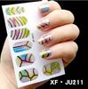 LANSOON Nail Stickers Water Decals Butterfly Floral Animal Colorful Geometry Slider Manicure Nail Art Decoration