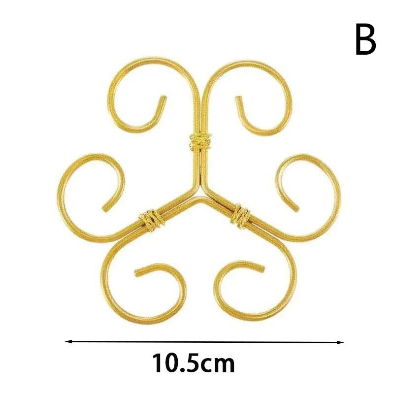 Metal Plant Climbing Bracket Flower Shaped Plant Holding Fixing Clip Plant Vine Climbing Grapple Bracket Stem Finishing Period