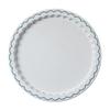 High-Value Ceramic Large Plate Collection Nordic Style Flat Plate Western Food Plate Creative Shallow Plate Round Vegetable Plate Household Tableware