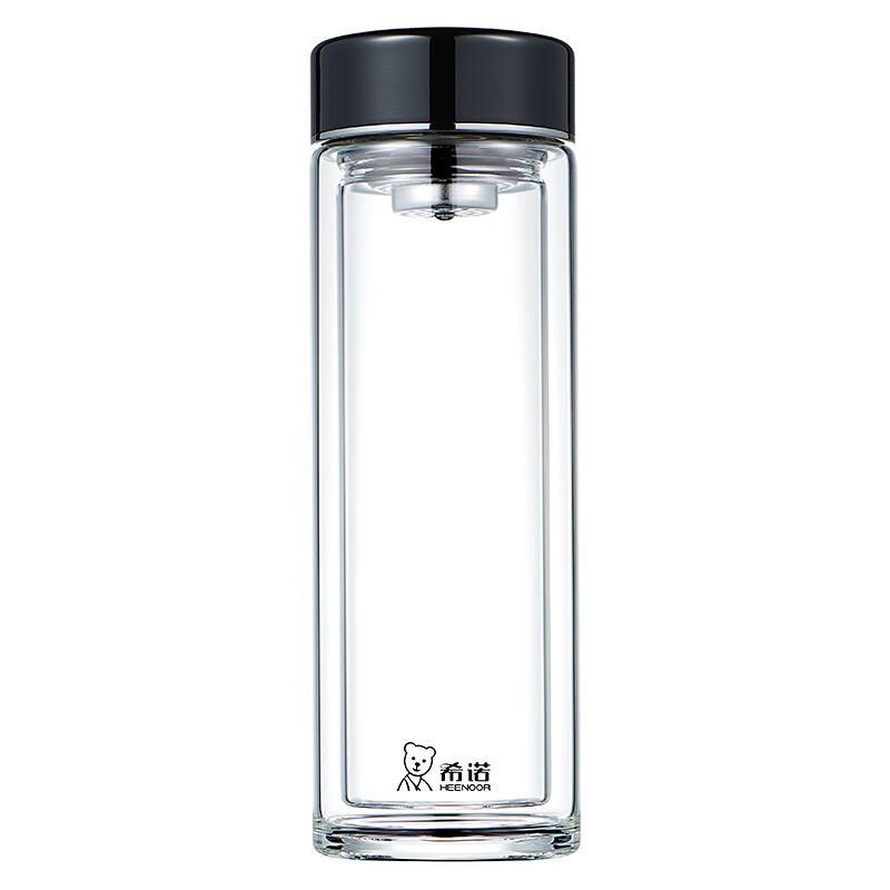 Heenoor XN-6555 360ml Glass Cup with Lid