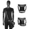 Steampunk-textured Chain Bag, Motorcycle Lady Single-shoulder Crossbody Bag, Multi-shoulder Waist Bag
