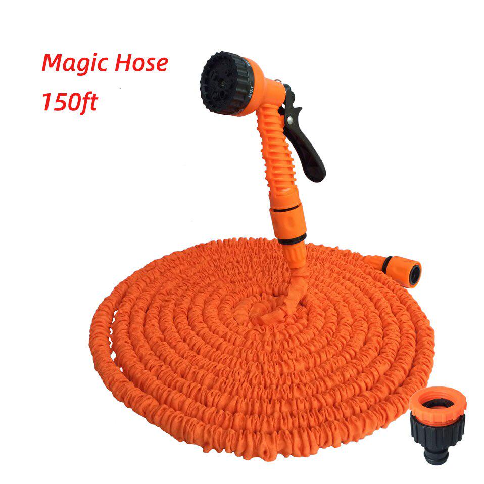 Tubo flessibile da giardino per acqua flessibile espandibile Tubi in plastica Pistola a spruzzo per irrigazione Spray per autolavaggio