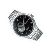 Seiko Presage Mechanické hodinky s řemínkem z nerezové oceli Pánské hodinky Černý ciferník SSA377J1