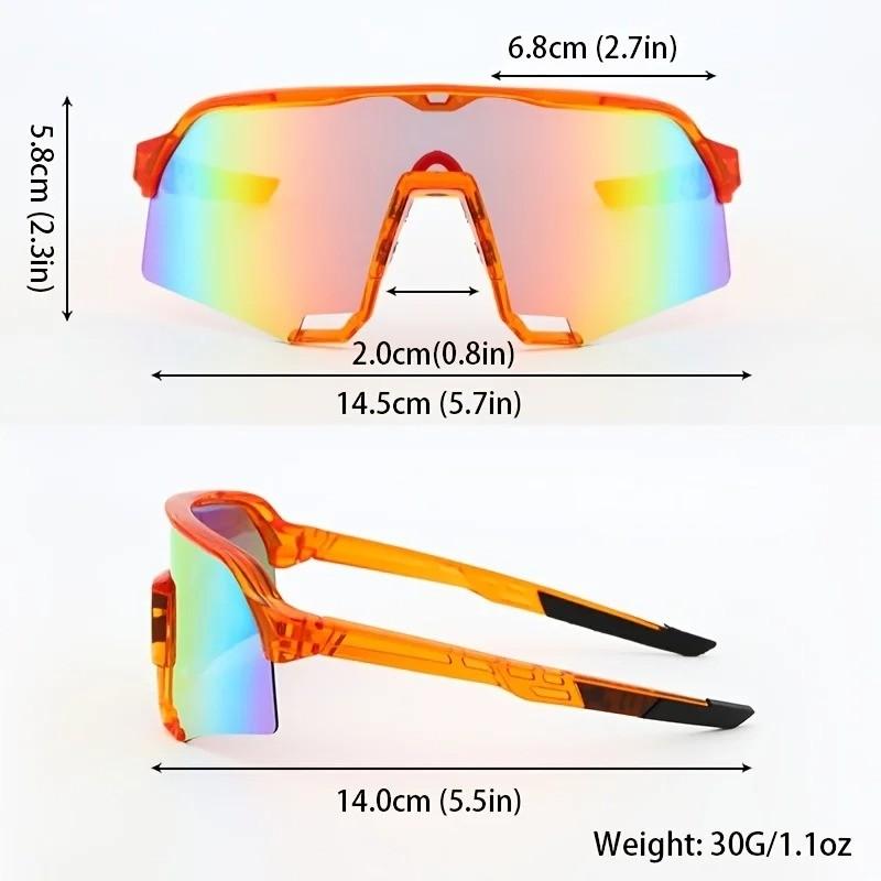 6PCS Outdoor Sports Sunglasses Cycling Windshield Glasses Fishing Driving Eyeglasses UV400 Bicycle Eyewear for Woman and Man