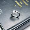 And Gold Chic Silver Adjustable Open Ring With Unique Water Drop Shape And Feel Luxury