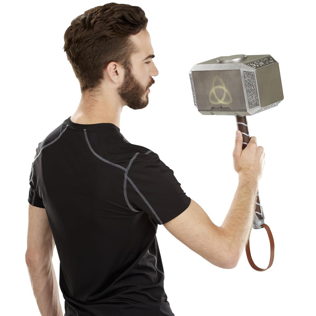 Hasbro Marvel Legends Series Thor Mjolnir Electronic Hammer Light Sound FX Adult Role Play C1881 Official Product
