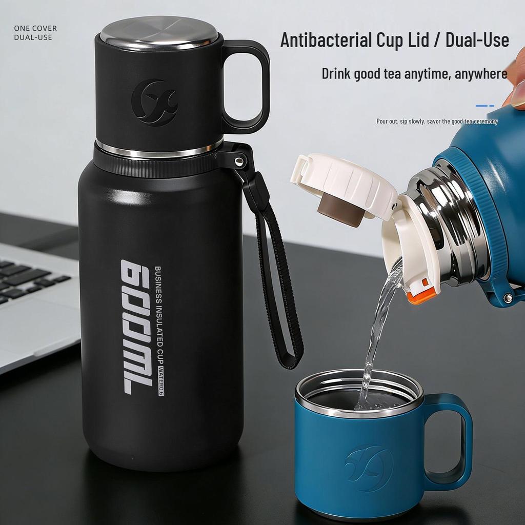 Large Capacity 316 Stainless Steel Thermos with Tea Infuser – Portable, Leak-Proof Bottle for Hot/Cold Retention