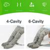 New 6 Air Chambers Leg Compression Massager Arm Waist Legs Pneumatic Vibration Therapy Air Wraps Body Relax Pain Relief Massage
