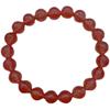 Natural Strawberry Quartz Bracelet – Pink Crystal Luck Beads, Peach Blossom Design, Gift for Women or Best Friend