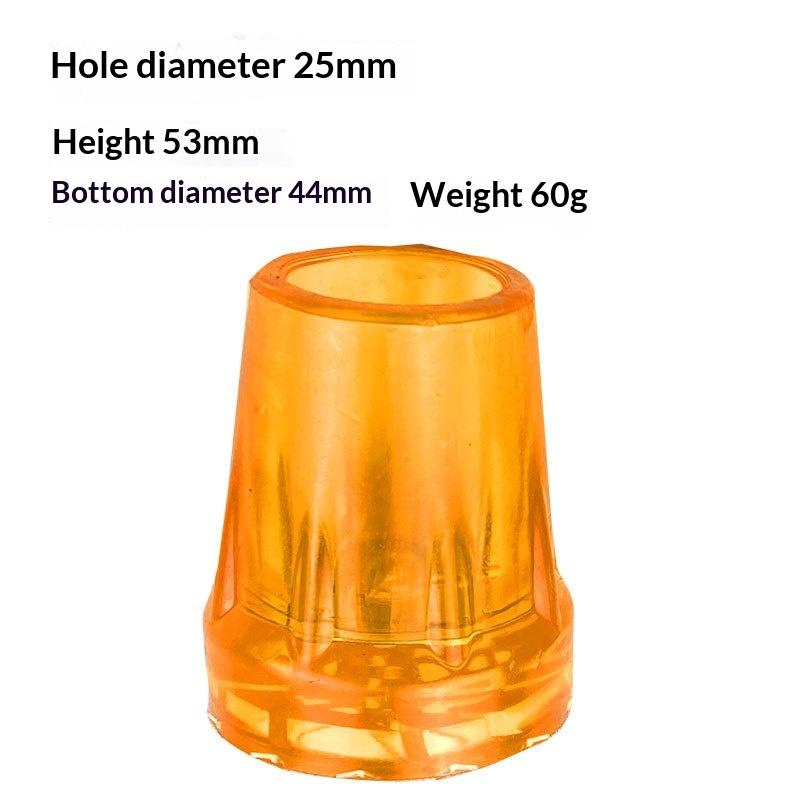 2/4Pcs Cane Mountaineering Stick Protective Pad Universal Crutch Tips Non-Slip Rubber Feet For All Terrain Diy Accessories