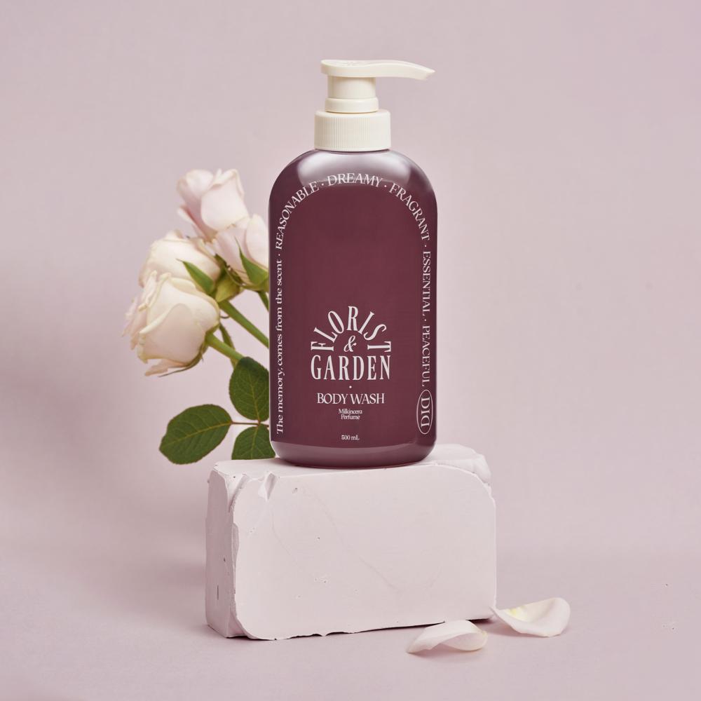 Odded Milk Insera Perfume Body Wash Florist Garden, 500ml, 1 Unit