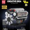 Yuxing King V8 Car Engine Building Block Toy Model for Kids