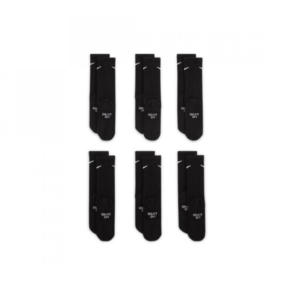 Nike Everyday Kids Cushion Crew Socks 6pr Sx6910 010