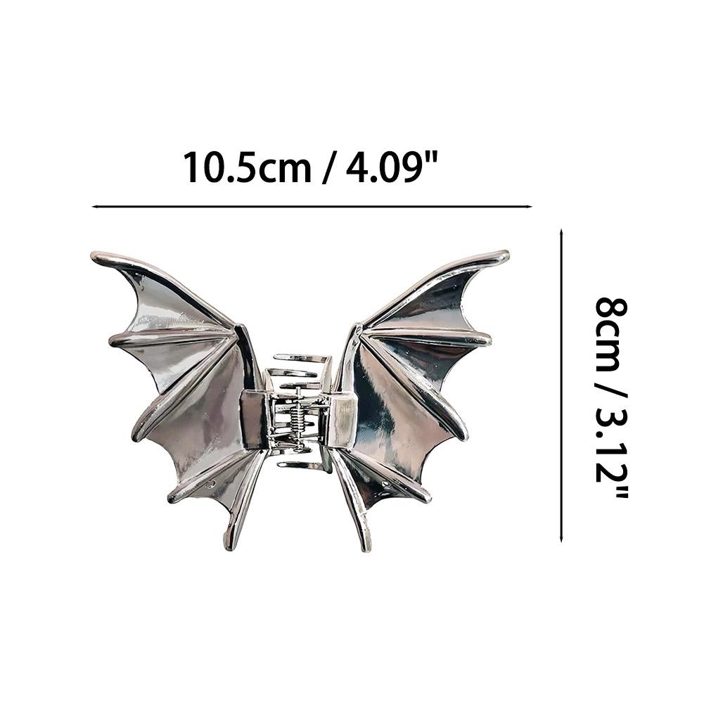 Halloween Bat Hair Clip Festive Personality Funny Back of Head Hair Clip Shark Clip Cute Fashion Hair Accessories Gifts