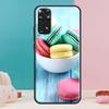 Macarons Cake Dessert Case For Xiaomi Redmi Note 14 12 11 9 10 13 Pro 9S 10S 11S 12S Redmi 13C 10C 12C 14C Cover