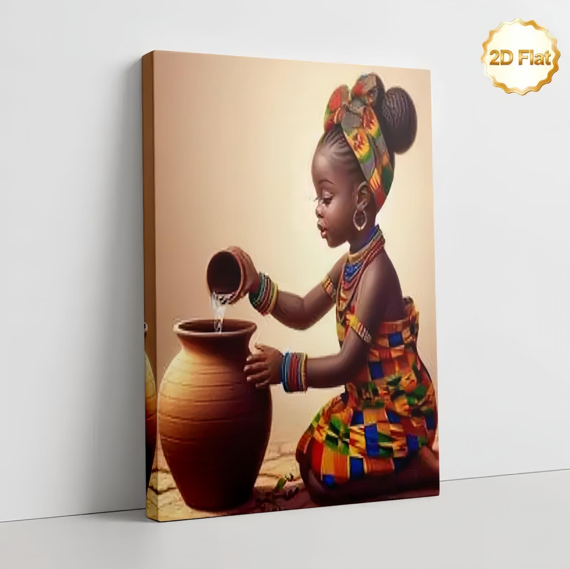 African Cross-border Living Room Canvas Art Poster 10x15
