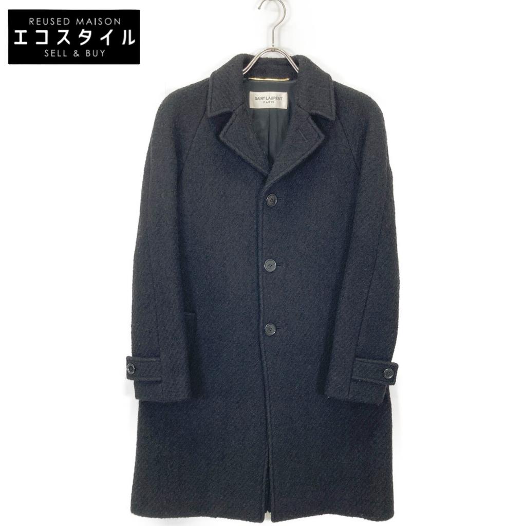 SAINT LAURENT PARIS [Domestic regular] 364425 Wool Chester coat 34 blackUsed