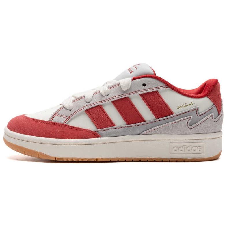 

Adidas WCARD ADV Breathable And Lightweight Low Top Tennis Shoes Unisex White Red 44.5