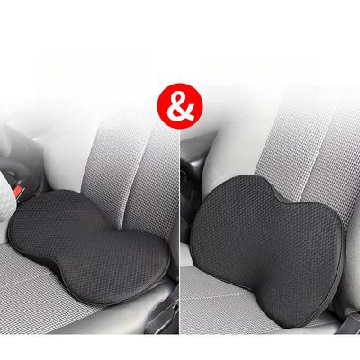 1 peça Almofada de Assento de Carro de Espuma de Memória - Aumento Ergonômico de Altura Tapete para Assento do Motorista Almofada Ortopédica Compacta