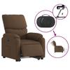 Vidaxl Lift-Up Massage Chair, Electric, Reclining, Brown