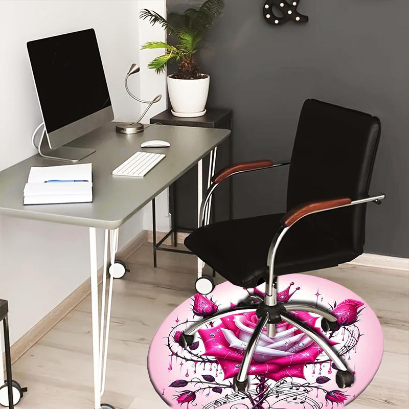 

1pc Office Carpet Chair Mats Royal Rose Symphony Perfect for Decorating Office Chairs, Living Rooms, Or Bedrooms.YDT242 80cm by 80cm
