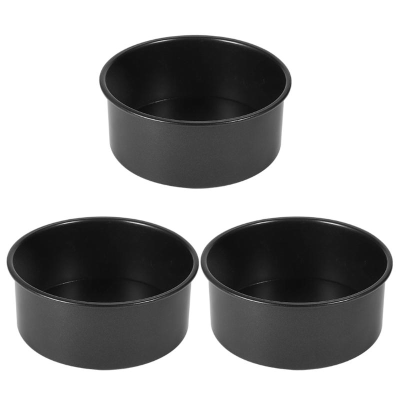 3 Pack Detachable Bottom Cake Pans 6 Inch Cake Mold Convenient Bread Baking Pans Baking Accessories for Perfect Cakes 1