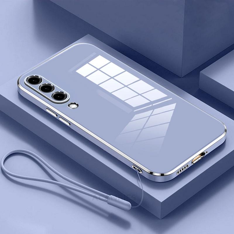 

A 50 70 20 30 30s роскошный чехол-ремешок с покрытием из силикона для Samsung Galaxy A50 A70 A20 A30 A30s A7 2018 A20s A21s A50s мягкий чехол A70