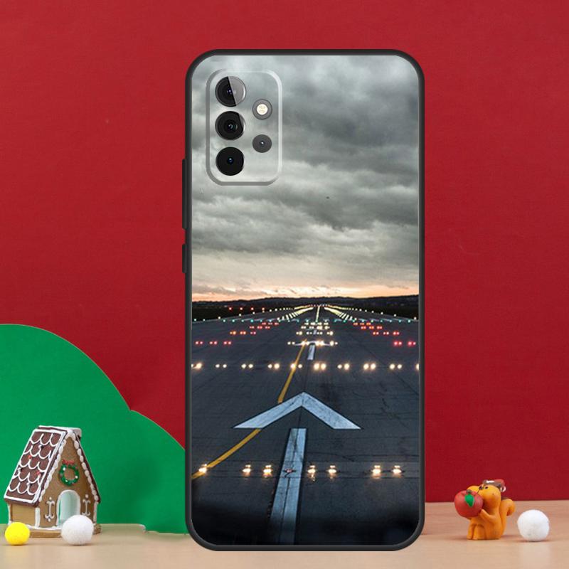 Airplane Flying Into The Sunset Case For Samsung Galaxy A17 A06 A16 A56 A36 A54 A34 A14 A52 A32 A13 A23 A33 A53 A15 A35 A55