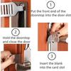 Premium Portable Door Lock - Durable Metal Construction for Enhanced Travel Security and Home Safety, Compact Hotel Door Jammer