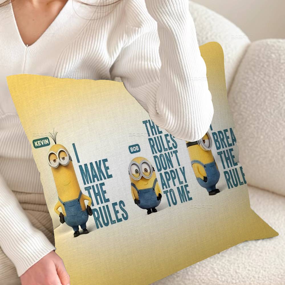 Cartoon L-Lieblich Niedlich M-Minions Kissenbezug Zoll Bauernhaus Dekor Zuhause Wurfkissenbezüge für Couch Dekorationen