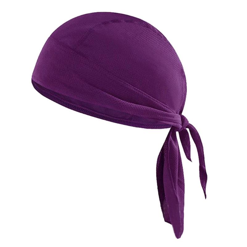 Elastic Sports Headwear With Sweat Barrier Sweatproof Sun Protecting Headscarf