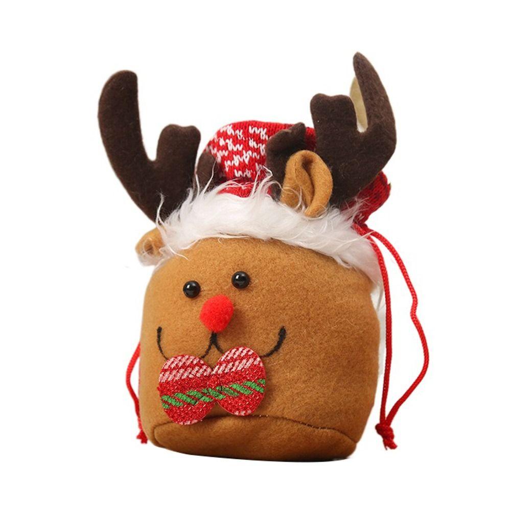 

Kids Storage Bag Goodie Bags Wrapping Pouch Christmas Gift Bag Xmas Drawstring Bags Candy Bags 06