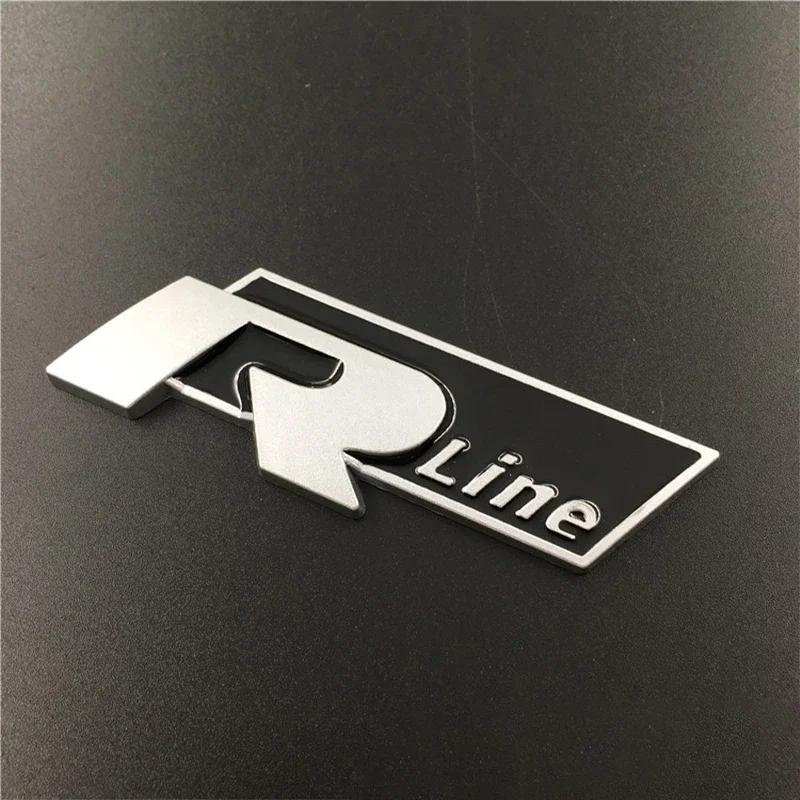 RUNTB1 Car Front Grill Trunk Auto Emblem Sticker Accessories For VW Scirocco Polo T5 Passat B6 Golf Tiguan Jetta CC Beetle GTI Touareg
