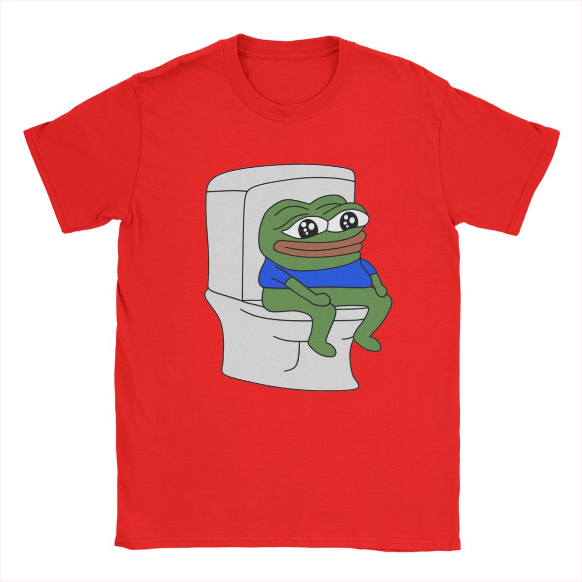Футболка Pepe для мужчин Смешная футболка из 100% хлопка с круглым вырезом и коротким рукавом Футболки Идея для подарка Топы S