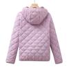 Lightweight Spring, Autumn and Winter Down Padded Jacket Women's Jacket To Keep Warm Loose Hooded Casual Padded Jacket Padded Jacket Short