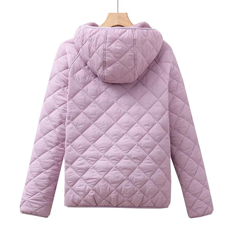 Lightweight Spring, Autumn and Winter Down Padded Jacket Women's Jacket To Keep Warm Loose Hooded Casual Padded Jacket Padded Jacket Short