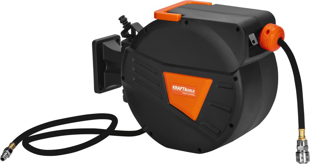 WĄŻ PNEUMATYCZNY ZWIJANY 10M 1/4" KD2157