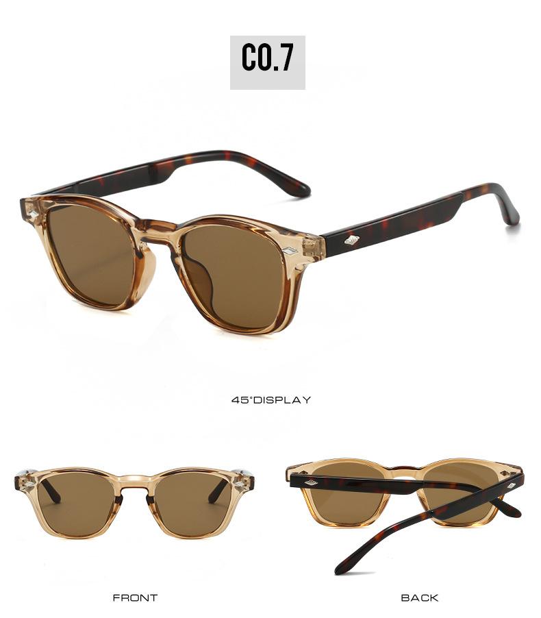 

Novelteez Small Frame Sunglasses – Single Bridge Star Rivet Design Full-Rim Pc Uv400 Shades For Outdoor Youth | Unisex Compact