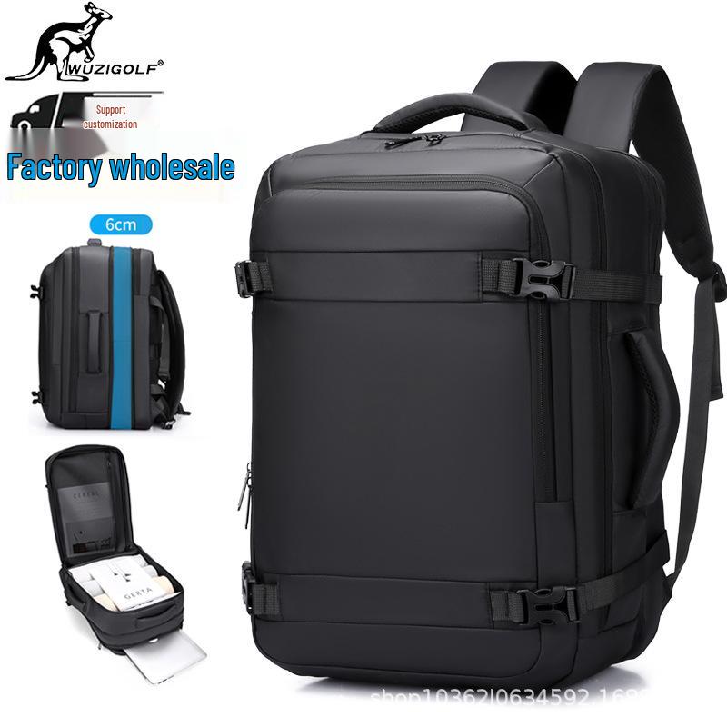 Men's Large Capacity Expandable Backpack for Casual Outings, Hiking, and Short Trips