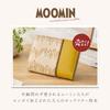 Foldable wallet MOOMIN standard genuine leather cowhide embossed coin pocket bill compartment card cute stylish mini compact character gift