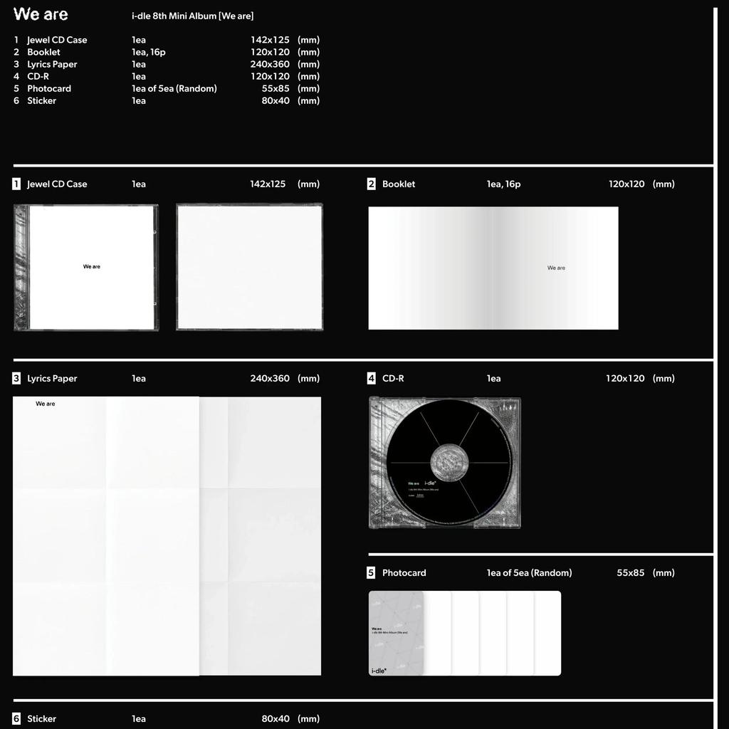 I-dle - [WE ARE] 8th Mini Album SPECIAL JEWEL Version