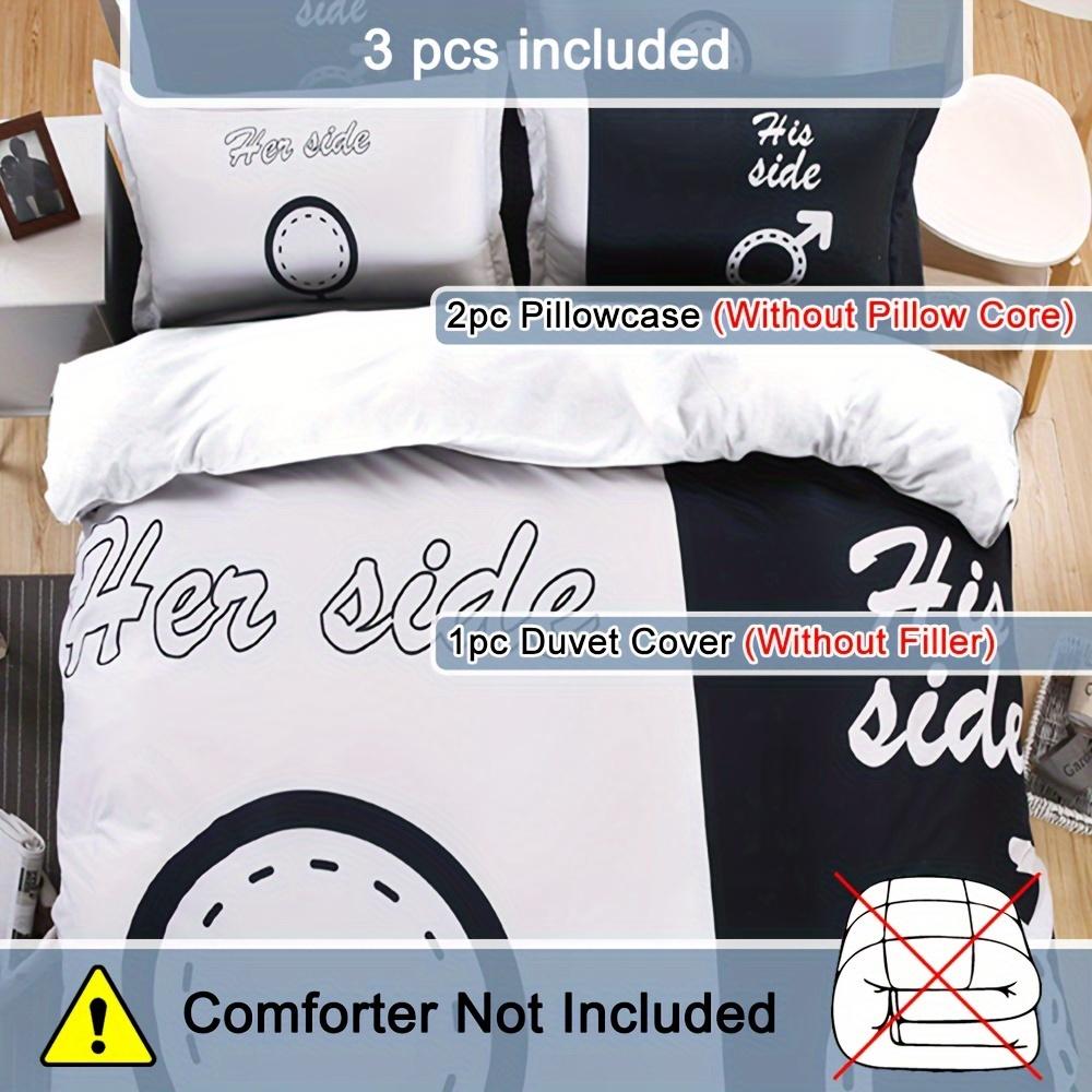 Пара черно-белых мужских и женских символов с принтом на все сезоны — фото 6