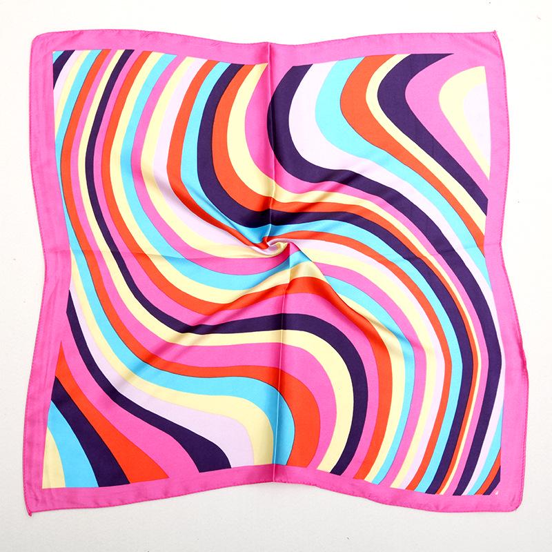 60 New Silk Scarf for Professional Ladies - Spring & Autumn Square Neck Scarf for Business Wear