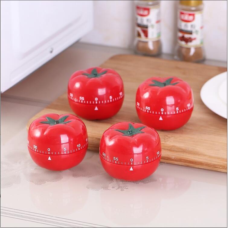 Tomato Kitchen Timer With Mechanical Alarm For Cooking And Baking Tasks