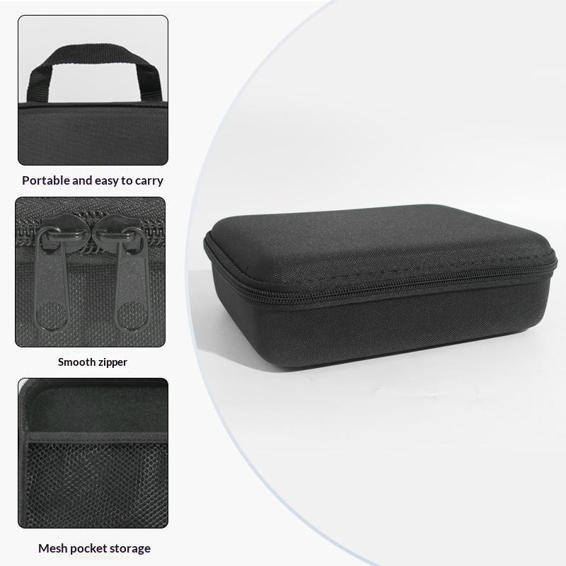 Portable Eva Hard Carry Bag For Two Game Controllers, Shock-Proof Protective Storage Case With Mesh Pocket For Gaming Accessorie