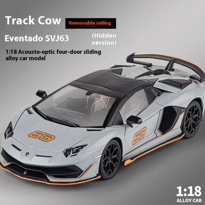 1:Modellino di Auto Giocattolo in Lega SVJ63 Scala 18 con Suono e Luce Effetto Pull Back Dettagli Realistici Adatto ai Bambini per Giocare e Collezionare Regalo per Ragazzi