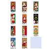 Ornaments Santa Claus Decoration 90x185cm Christmas Door Cover Christmas Hanging Cloth  Porch Home