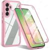 Pouzdro s plným krytím 360° pro Samsung Galaxy A56 A36 A26 A55 A34 A54 A35 A25 A15 A53 A13 A14 A52 Nárazuvzdorný kryt s ochranou displeje