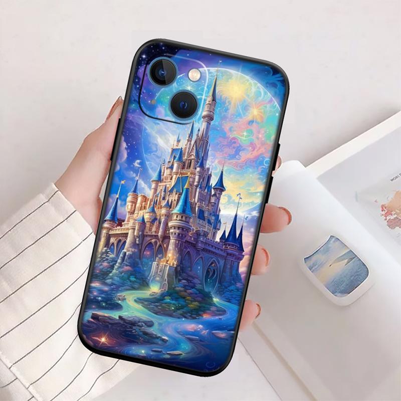 

Disney Castle World New High-End Shell Phone Case for iPhone 16 15 14 13 12 Pro Max Plus Mini iPhone 14 Pro Max