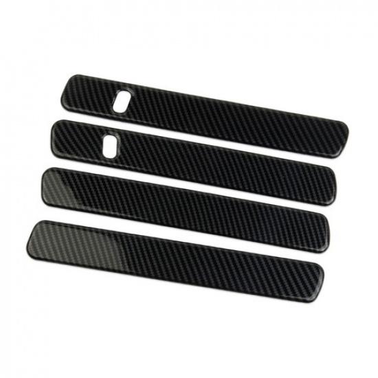 Carbon Fiber Style Exterior 4PCS Side Door Handles Trims Cover For Kia EV9 2024+